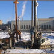 Свайные работы фото
