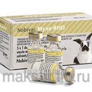 Вакцина Нобивак Myxo RHD 5x1доза + 5х1 мл р-ль фото