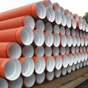 Трубы канализационные полипропиленовые двуслойные фото