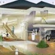 Монтаж систем центрального пылеудаления фото