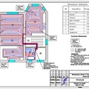 Выполнен проект отопления для дома 297 м.кв. фотография