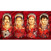 Русская портретная матрешка для Red Hot Chili Peppers! Russian Matryoshka doll for RHCP. фотография