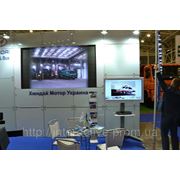 Интерактивные экраны для выставочного стенда компании Hyundai Motors Украина фотография