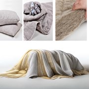 Наполнитель одеял и подушек из льна фотография