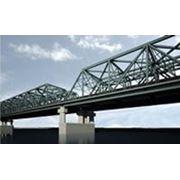 Строительство моста через реку Надым идет быстрее запланированного фотография