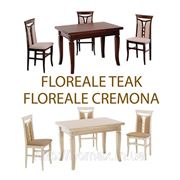 Комплексное решение для кухни в стиле кантри: столы и стулья Floreale Cremona/Teak фотография