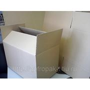 Четырехклапнный гофрокороб (коробка) фотография