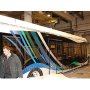Оформление нового гибридного автобуса для ОАО "Белкоммунмаш" фотография