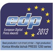 Оборудование серии bizhub PRESS 1250 компании Konica Minolta удостоено престижной награды EDP Award фотография