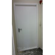 Установлена деревянная противопожарная дверь в Бизнес центре Выборгская застава, по адресу СПБ, Б.Сампсониевский, 68 фотография