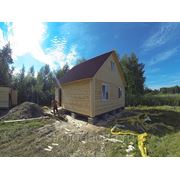 Добавлен фотоотчет строительства дома из профилированного бруса 6х6 по индивидуальному проекту фотография