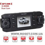 Двухкамерный видеорегистратор для машин Carcam III с GPS фотография