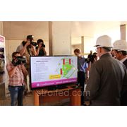 Президент Башкирии Рустэм Хамитов посетил строительство «Умного дома» и остался доволен проектом. фотография