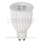 Новая светодиодная лампа LED-8GU10D (8Вт, светодиоды Nichia- Япония) фотография