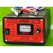 Зарядно-предпусковое устройство АИДА-11: автомат+ручной заряд+десульфатация с режимом хранения и индикатором окончания заряда для 12В АКБ 4-180 А*час фотография
