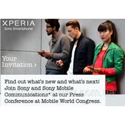 Новые Android-смартфоны Sony Xperia будут представлены на MWC 2012 фотография