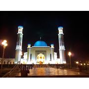 Завершили подсветку центральной мечети г.Тараза фотография
