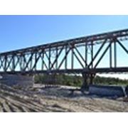 Мост через реку Надым строят с опережением графика. фотография