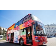 В Казани и в Москве появились двухэтажные автобусы HIGER фотография