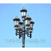 Складные фонарные столбы устанавливаются в Москве фотография