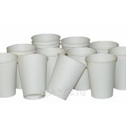 Бумажные стаканы для кофе с крышкой оптом фотография