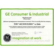 Сетрификат официального дилера General Electric