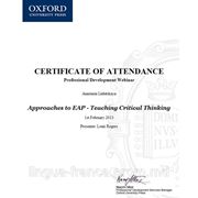 Oxford Webinars. Английский - Approaches to EAP