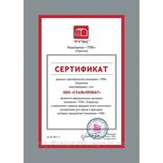Сертификат Партнера ТПК