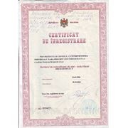 сертификат регистрации предприятия