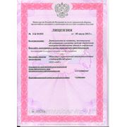 Лицензия на осуществление деятельности по выполнению работ по огнезащите материалов, изделий и конструкций.