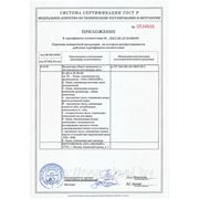 Сертификат. Светильники EcoDesing. Приложение