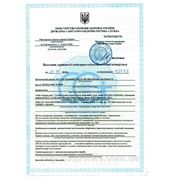 Сертификат Косметический прибор Ну Скин Гальваник Спа ІІ — 1 сторона