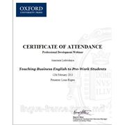 Oxford Webinars. Деловой Английский (Business English)