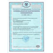 Лицензия Госпромнадзора МЧС РБ на право осуществления деятельности в области промышленной безопасности