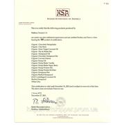 Сертификат кошерности 2012
