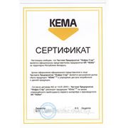 Сертификат ИП "КЕМА"
