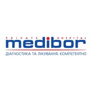 Логотип компании Медицинский центр Медибор, Первая частная клиника, ЧП (Житомир)