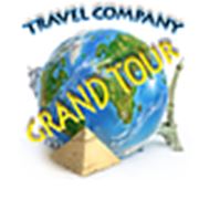 Логотип компании ТОО “Grand Tour“ travel company“ (Астана)