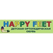 Логотип компании «HAPPY FEET» — детская ортопедическая обувь, ортопедические коврики, антибактериальные колготки (Киев)