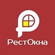 Логотип компании “РестОкна“ (Кемерово)