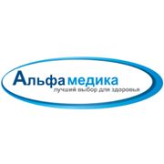 Логотип компании Альфамедика (Днепр)