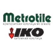 Логотип компании МЕТРОТАЙЛ-УКРАИНА, официальный представитель торговых марок METROTILE, IKO, FLOPLAST, SLON, WIRPLAST (Киев)