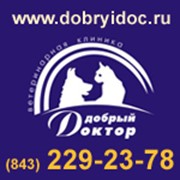 Логотип компании Добрый доктор (Ветеринарная клиника), НП (Казань)