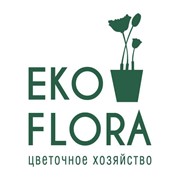 Логотип компании Экофлора, цветочное хозяйство (Минск)