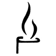 Логотип компании Резные свечи, СПД (Вишневое)