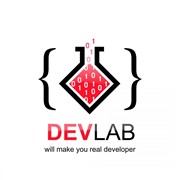 Логотип компании Школа программирования DevLab, ИП (Астана)