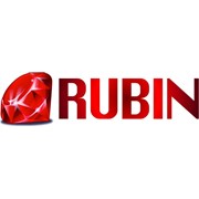Логотип компании Рекламное агенство “RUBIN“ по всему РК (Алматы)