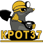 Логотип компании Крот 37 (Иваново)