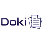 Логотип компании DOKI бюро переводов (Алматы)