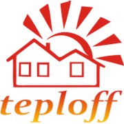 Логотип компании Teploff - электрическое автономное отопление (Киев)